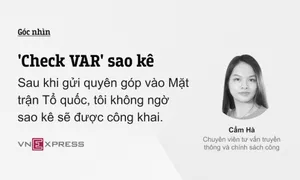 'Check VAR' sao kê